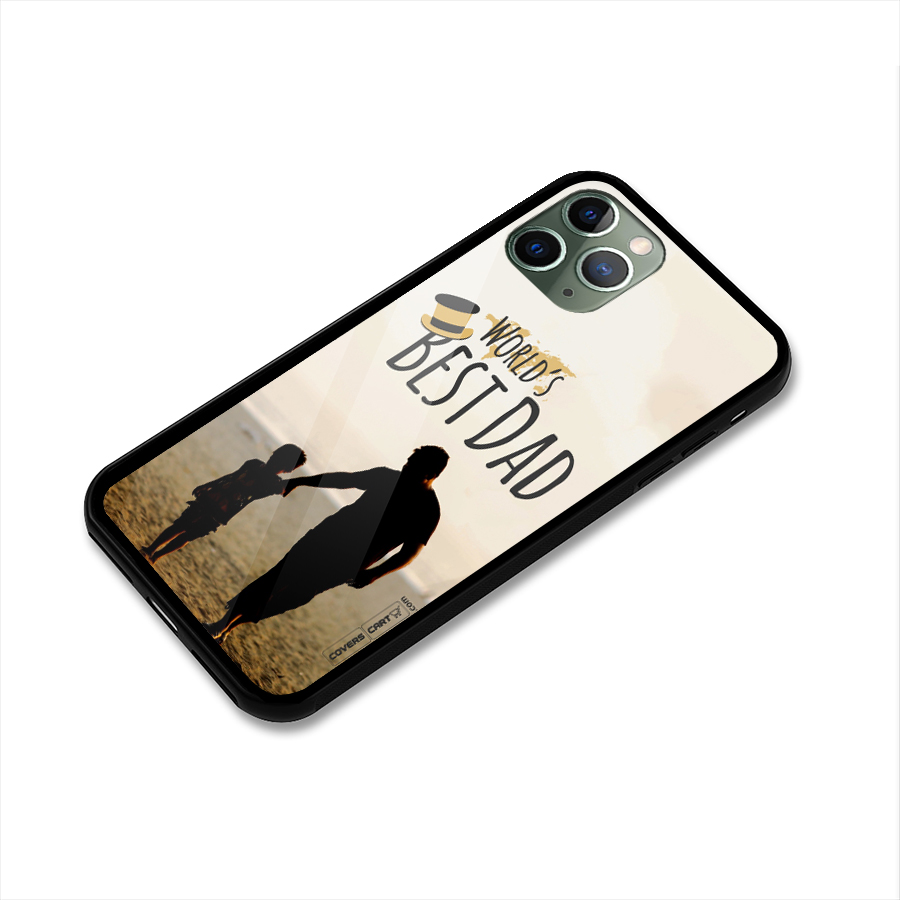 Worlds Best Dad Glass Back Case for iPhone 11 Pro
