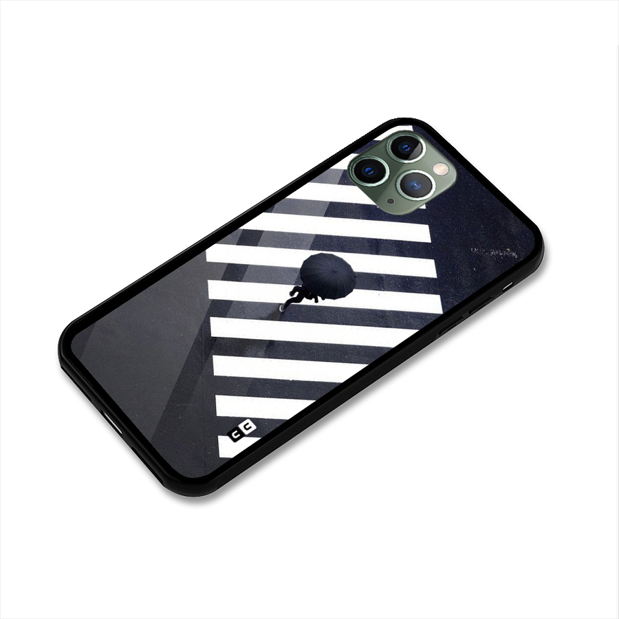 Zebra Walking Glass Back Case for iPhone 11 Pro