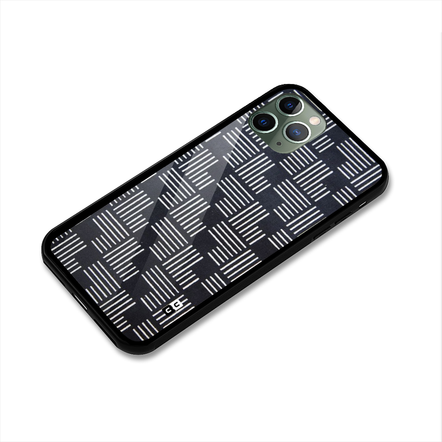 Zig Zag Hierarchy Glass Back Case for iPhone 11 Pro