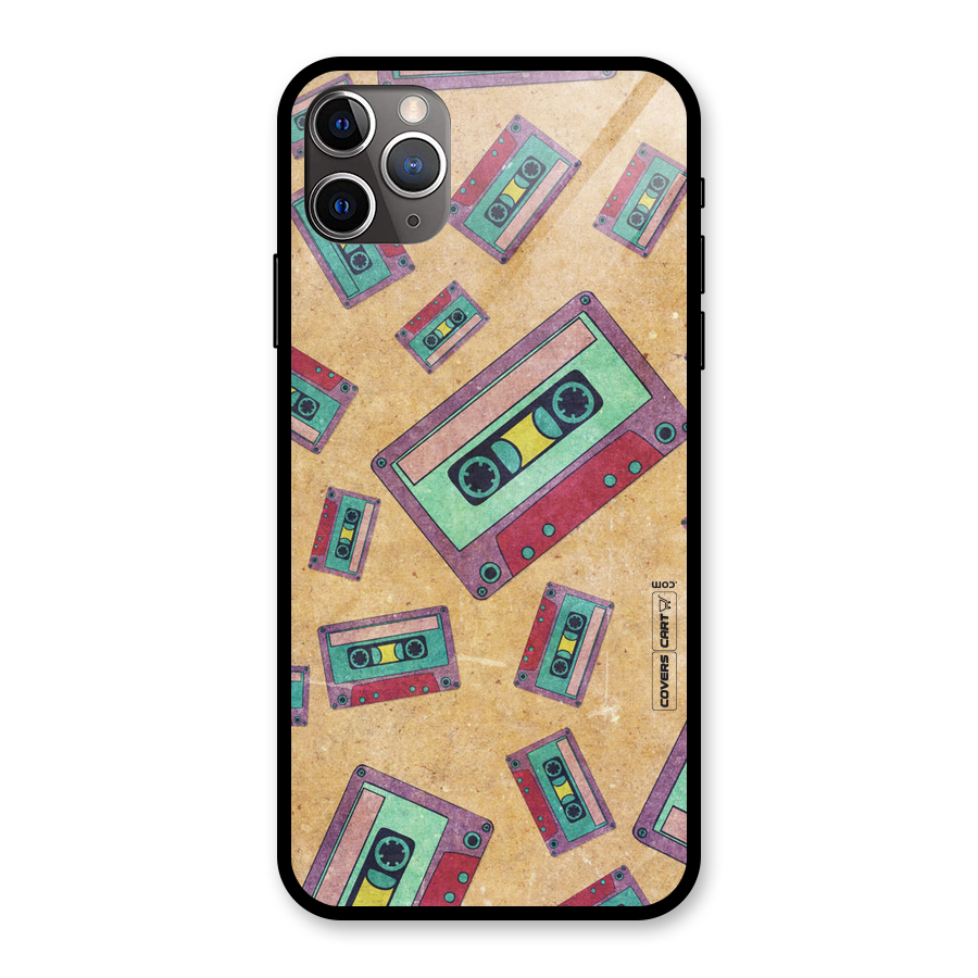 Ancient Cassettes Glass Back Case for iPhone 11 Pro Max