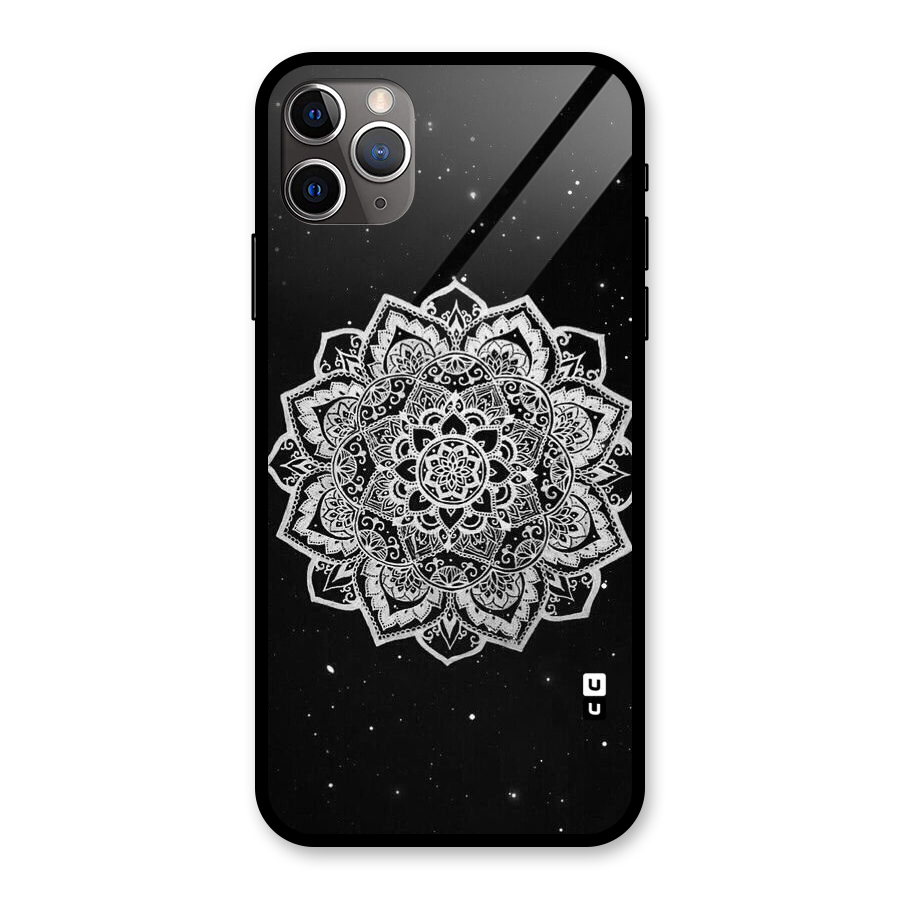 Beautiful Mandala Design Glass Back Case for iPhone 11 Pro Max