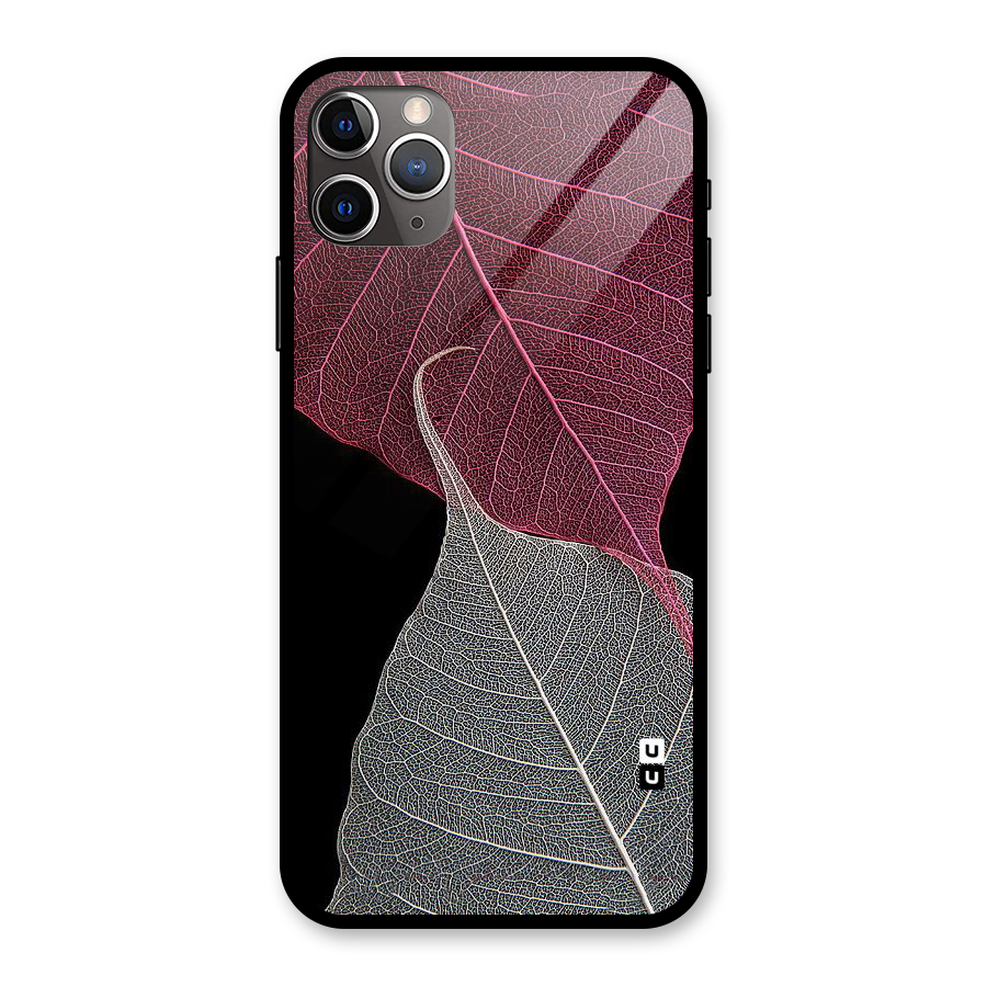 Beauty Leaf Glass Back Case for iPhone 11 Pro Max
