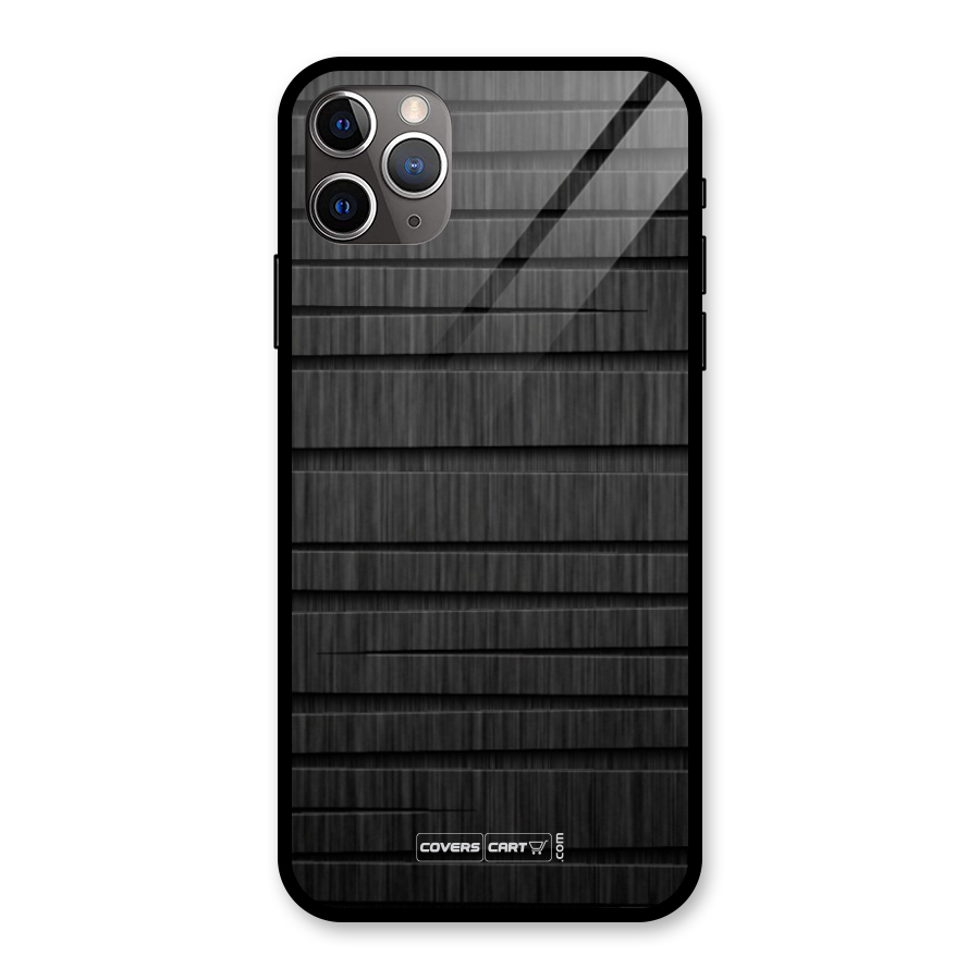 Black Abstract Glass Back Case for iPhone 11 Pro Max
