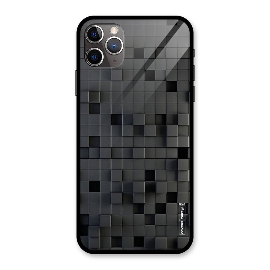 Black Bricks Glass Back Case for iPhone 11 Pro Max