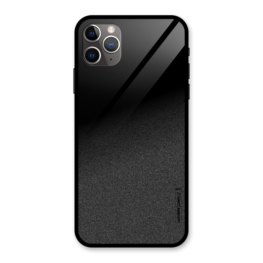 Black Grey Noise Fusion Glass Back Case for iPhone 11 Pro Max