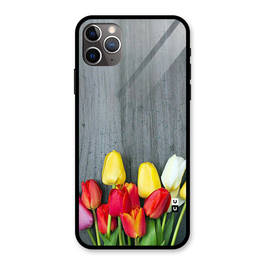 Bloom Grey Glass Back Case for iPhone 11 Pro Max