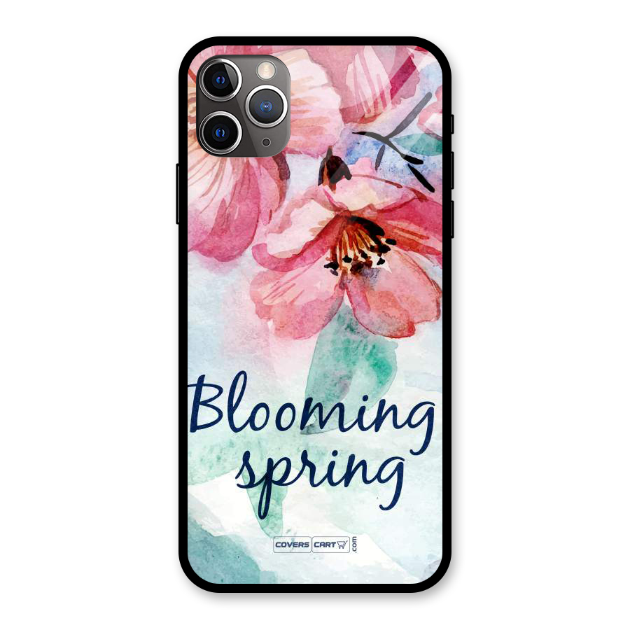 Blooming Spring Glass Back Case for iPhone 11 Pro Max