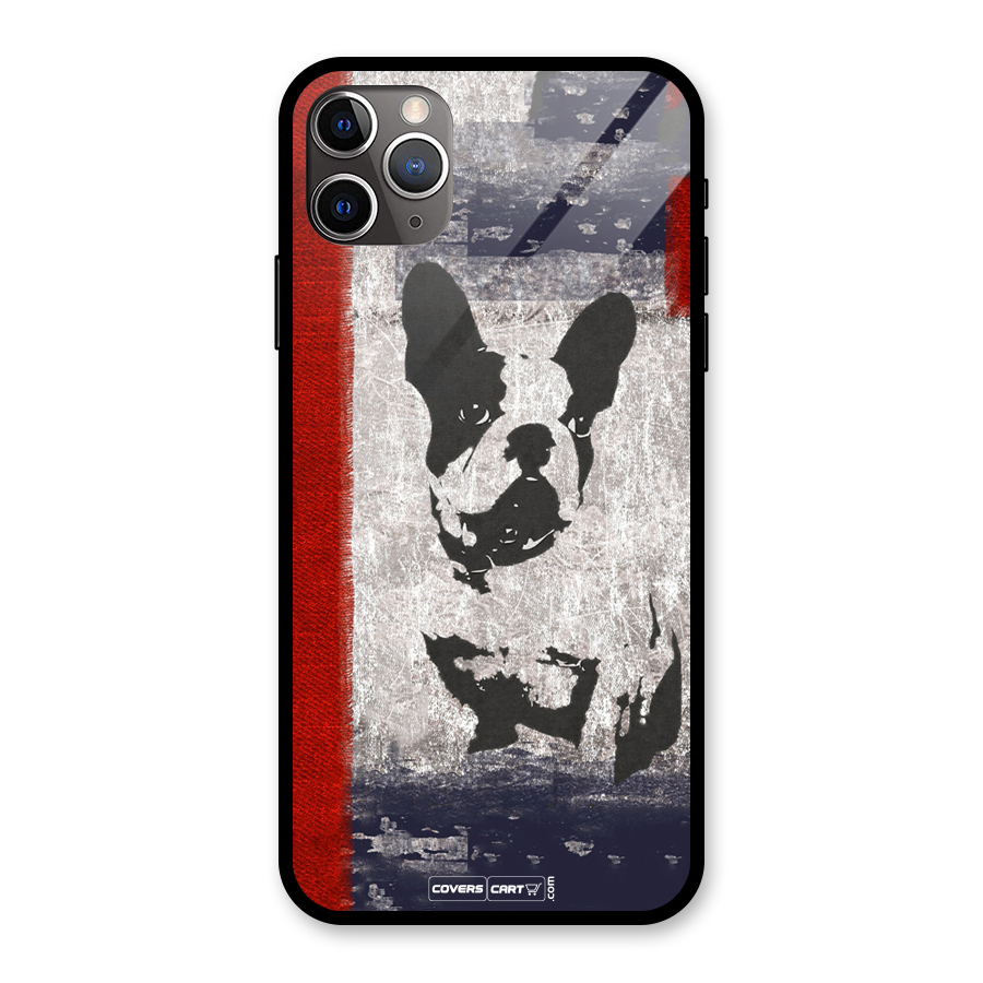 Bull Dog Glass Back Case for iPhone 11 Pro Max