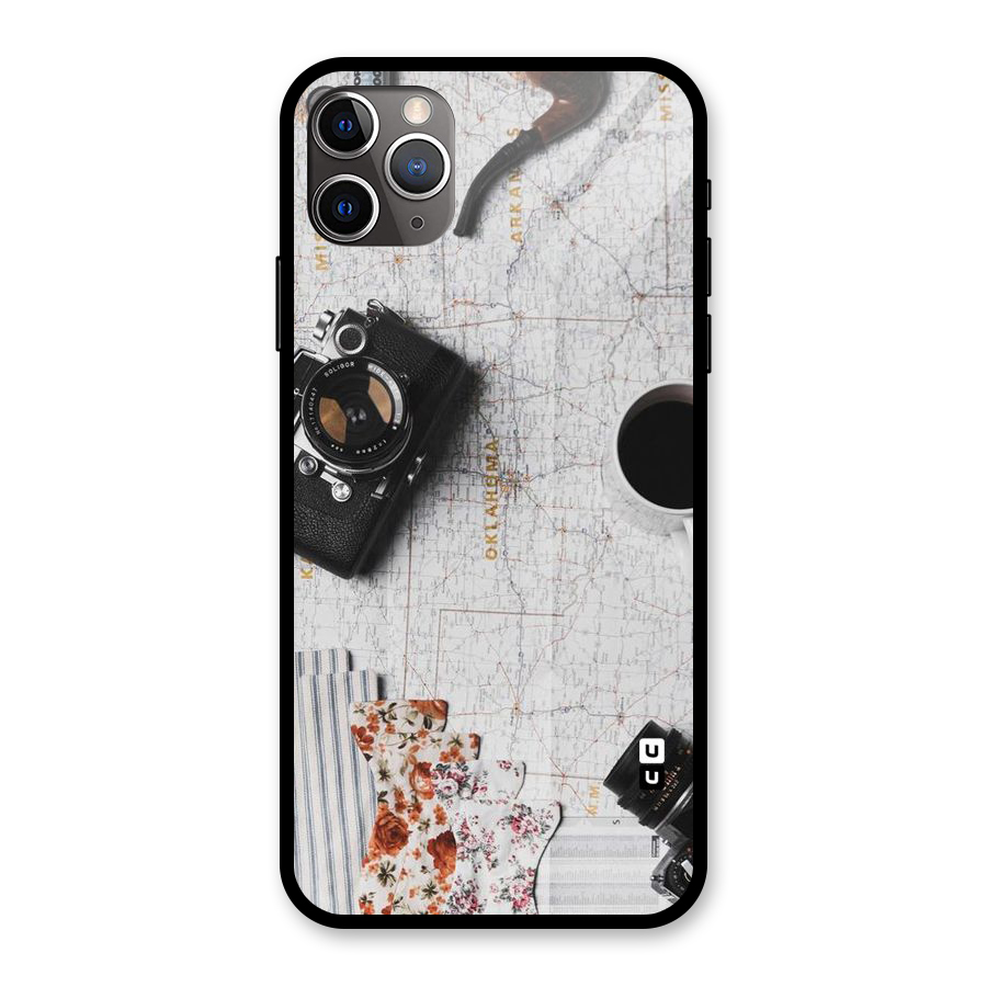 Camera Smoky Pipe Glass Back Case for iPhone 11 Pro Max