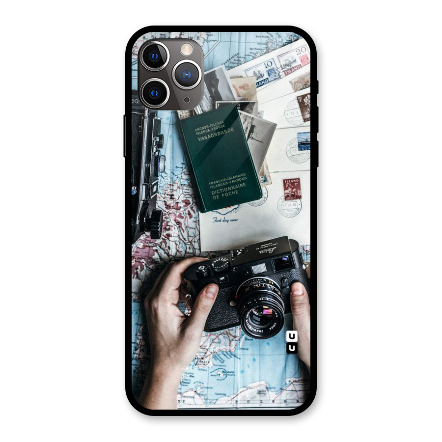 Camera and Postcards Glass Back Case for iPhone 11 Pro Max