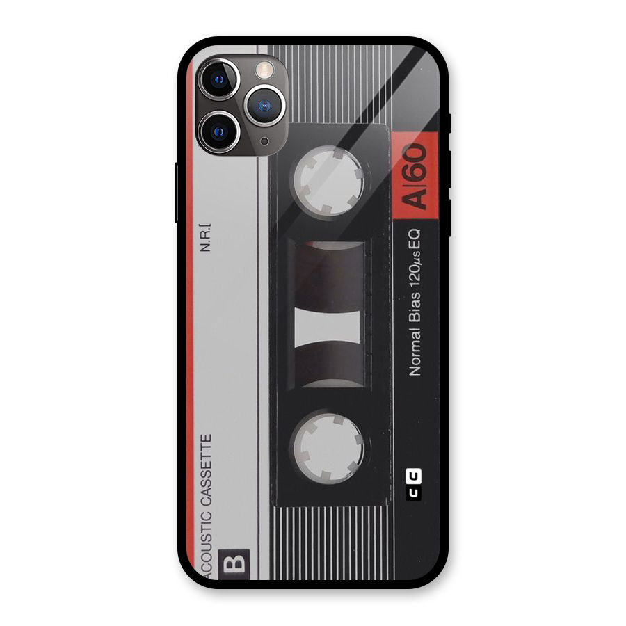 Casette Design Glass Back Case for iPhone 11 Pro Max