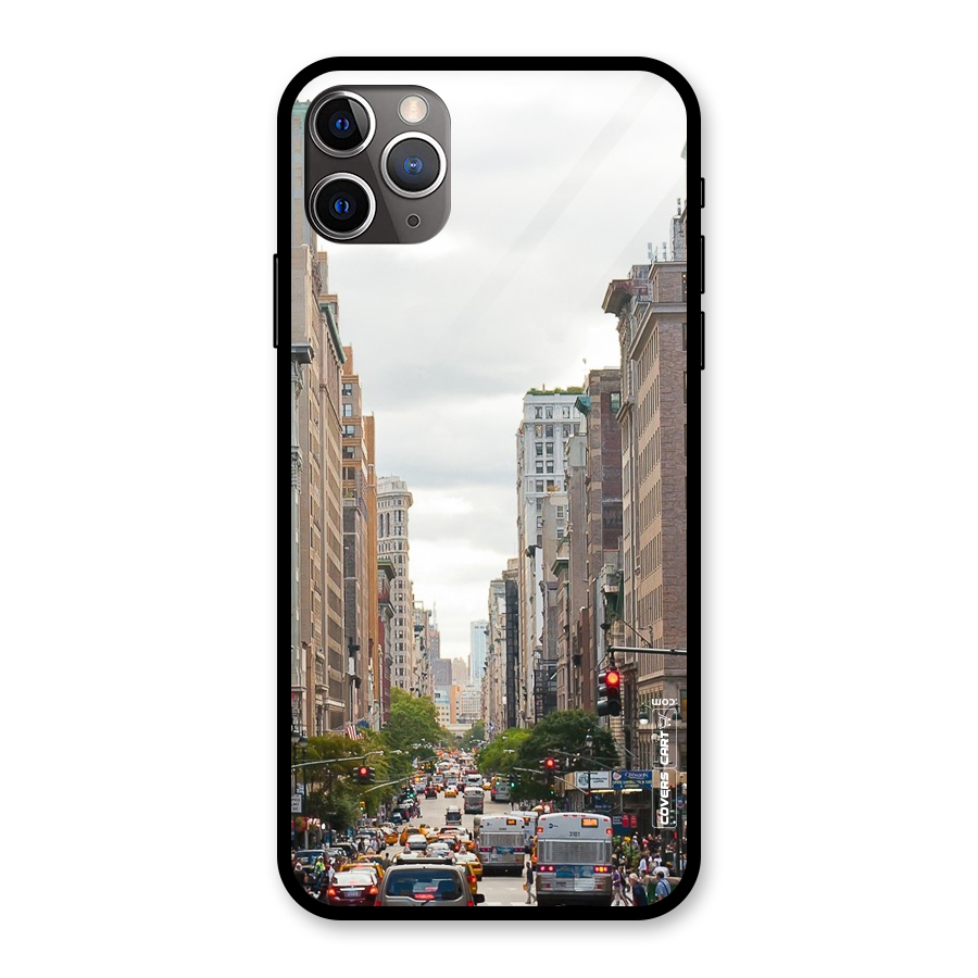 City Street View Glass Back Case for iPhone 11 Pro Max