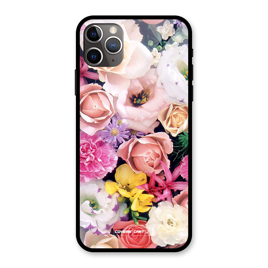 Colorful Roses Glass Back Case for iPhone 11 Pro Max