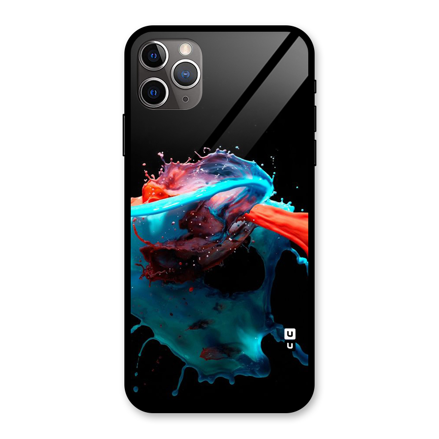 Colour War Glass Back Case for iPhone 11 Pro Max