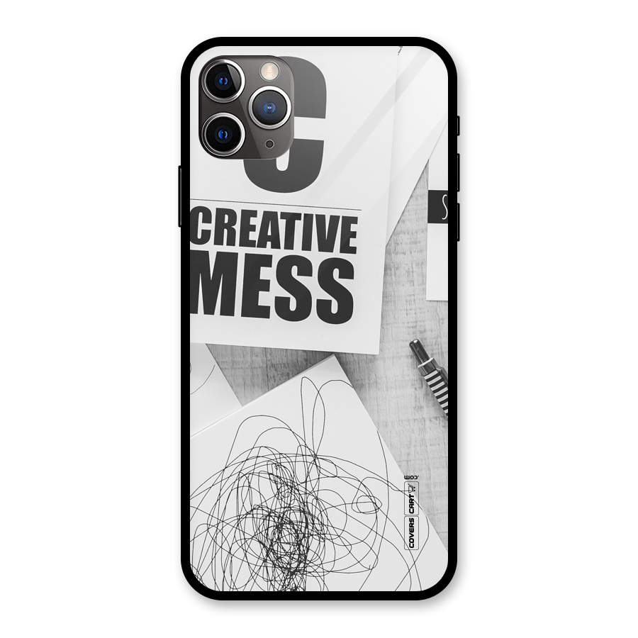 Creative Mess Glass Back Case for iPhone 11 Pro Max