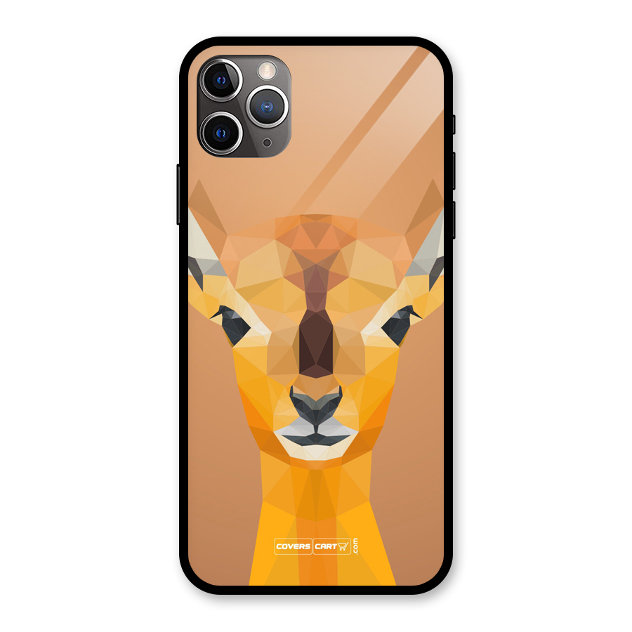 Cute Deer Glass Back Case for iPhone 11 Pro Max