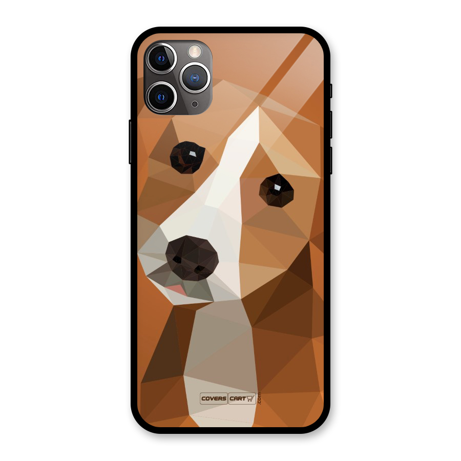 Cute Dog Glass Back Case for iPhone 11 Pro Max