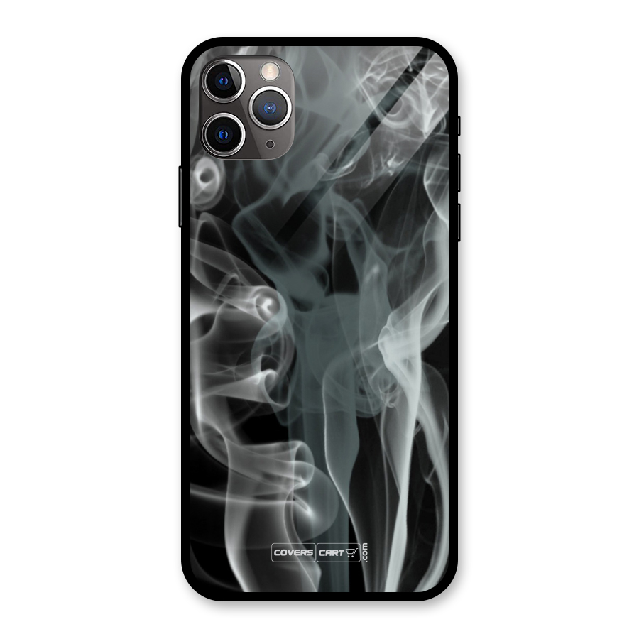 Dense Smoke Glass Back Case for iPhone 11 Pro Max