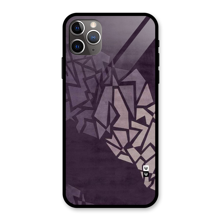 Fine Abstract Glass Back Case for iPhone 11 Pro Max