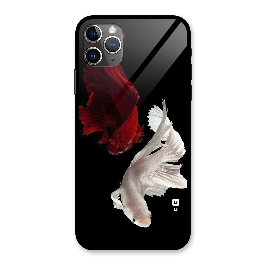 Fish Design Glass Back Case for iPhone 11 Pro Max