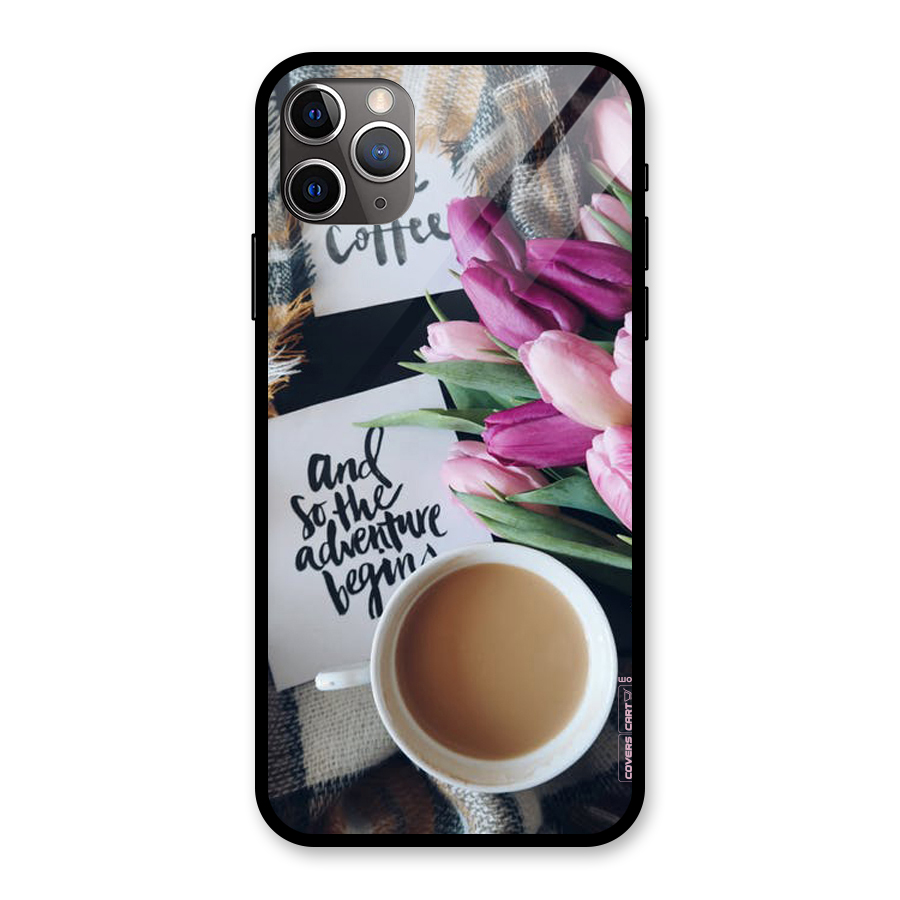 Floral Adventure Glass Back Case for iPhone 11 Pro Max