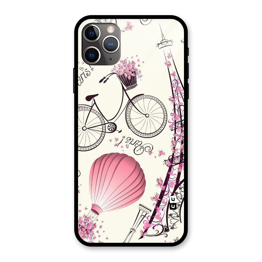 Flower Clipart Glass Back Case for iPhone 11 Pro Max