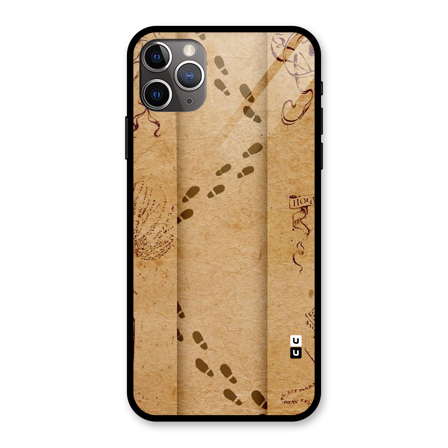 Footsteps Glass Back Case for iPhone 11 Pro Max