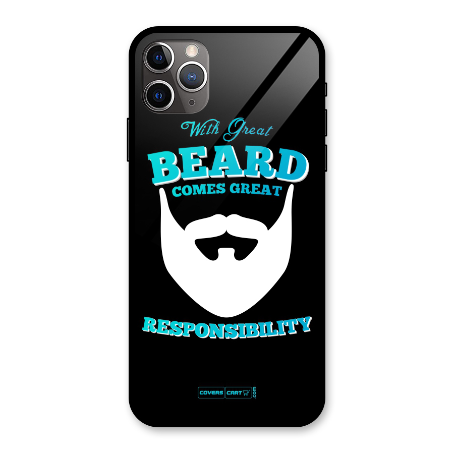 Great Beard Glass Back Case for iPhone 11 Pro Max
