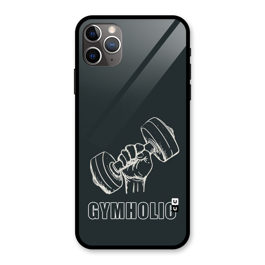 Gymholic Design Glass Back Case for iPhone 11 Pro Max