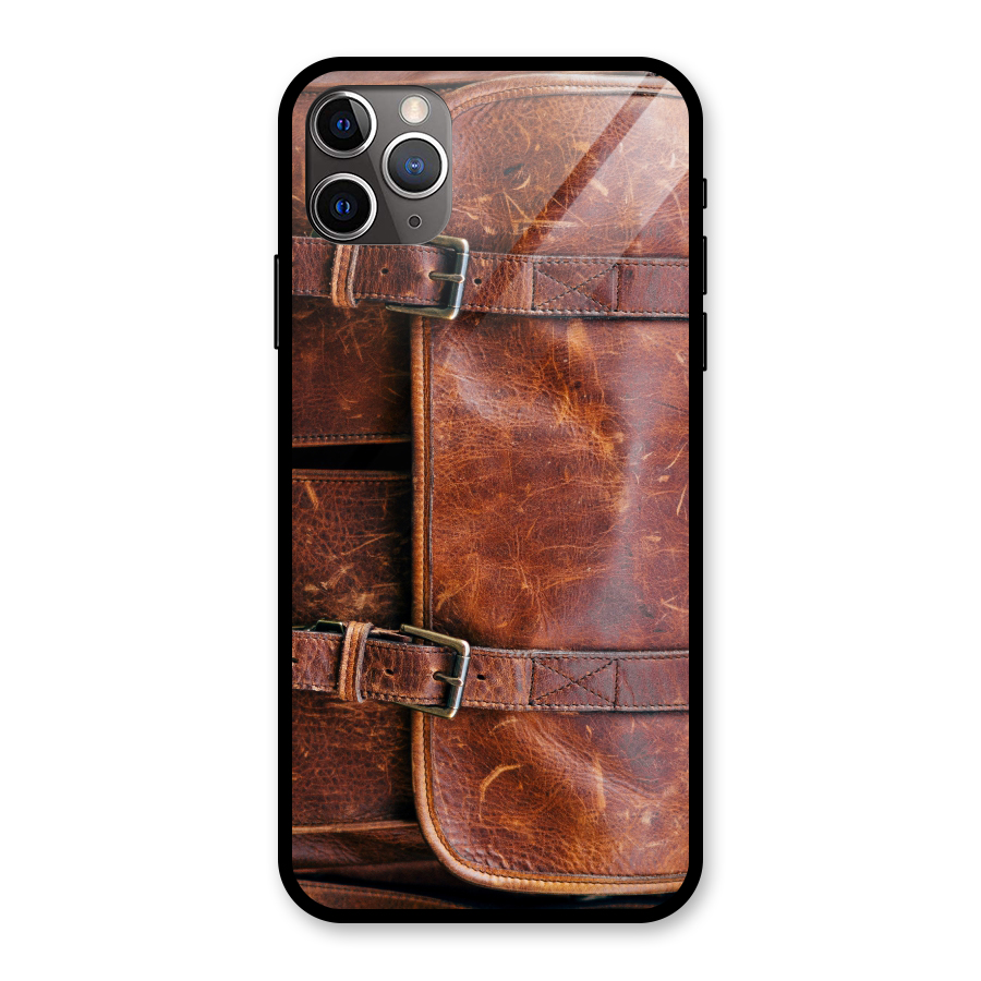 Bag Design (Printed) Glass Back Case for iPhone 11 Pro Max