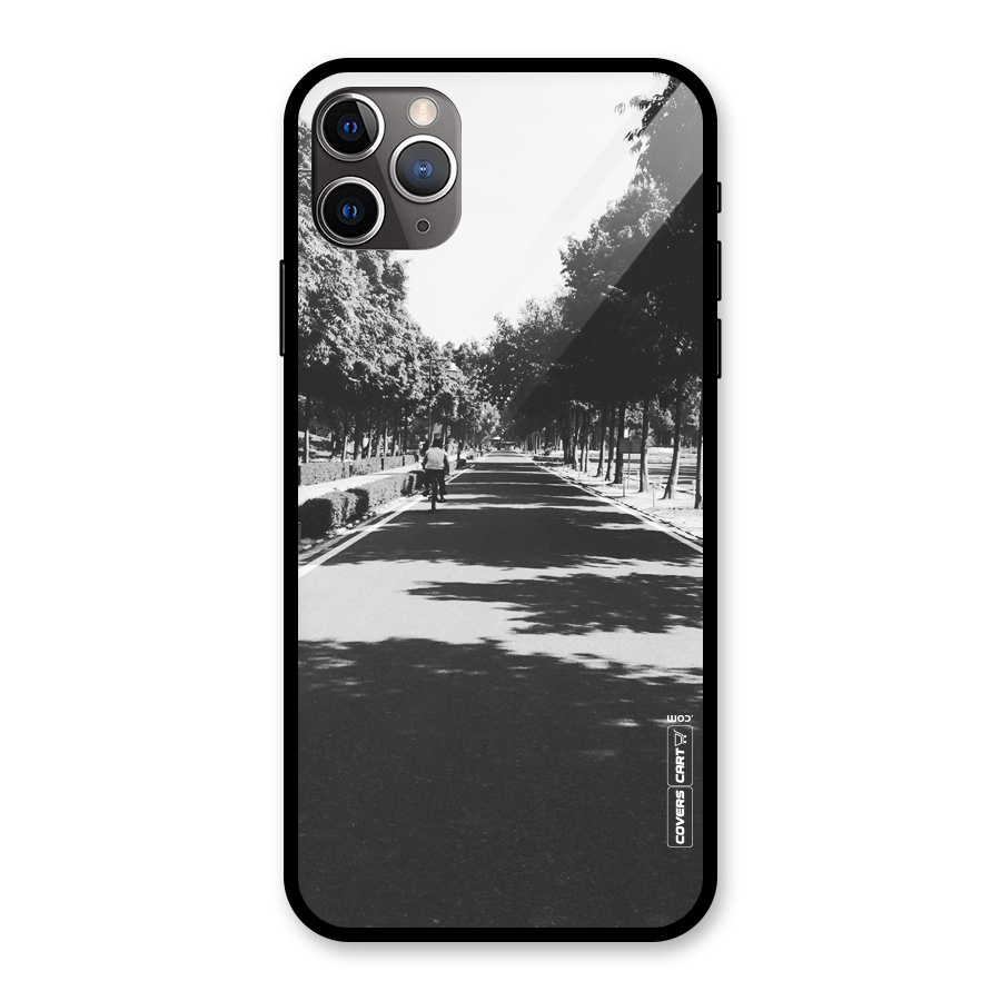 Monochrome Path Glass Back Case for iPhone 11 Pro Max