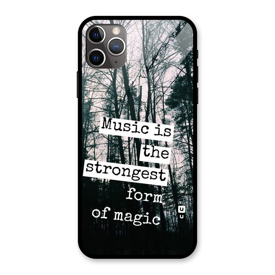 Music Magic Glass Back Case for iPhone 11 Pro Max