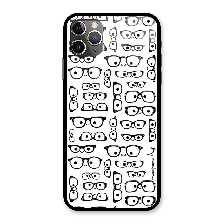 Nerdy Specs Glass Back Case for iPhone 11 Pro Max