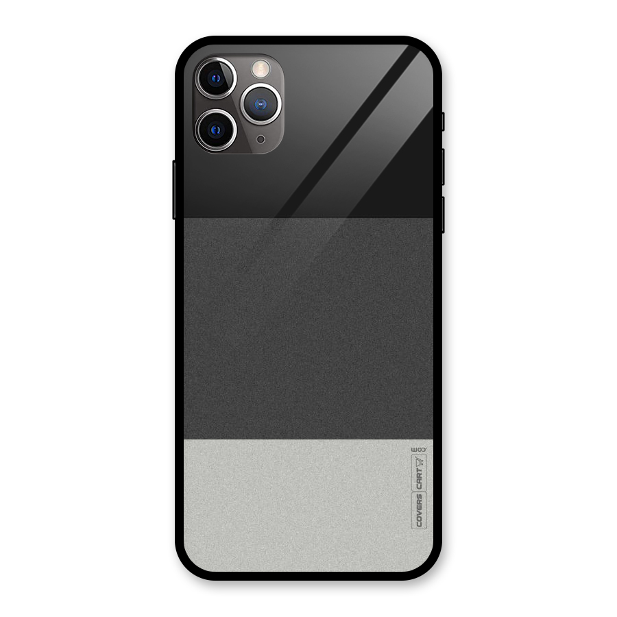 Pastel Black and Grey Glass Back Case for iPhone 11 Pro Max