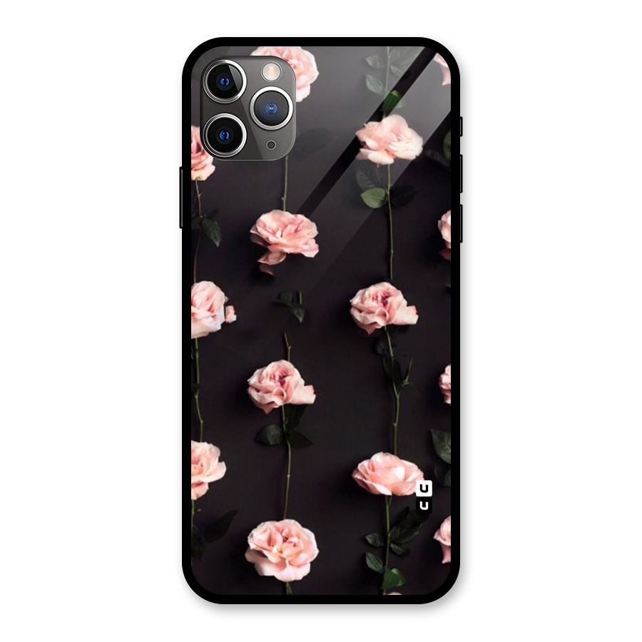 Pink Roses Glass Back Case for iPhone 11 Pro Max