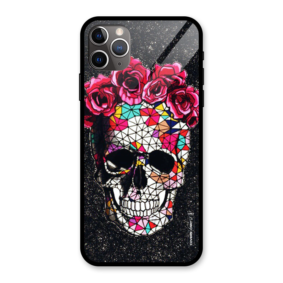 Pretty Dead Face Glass Back Case for iPhone 11 Pro Max