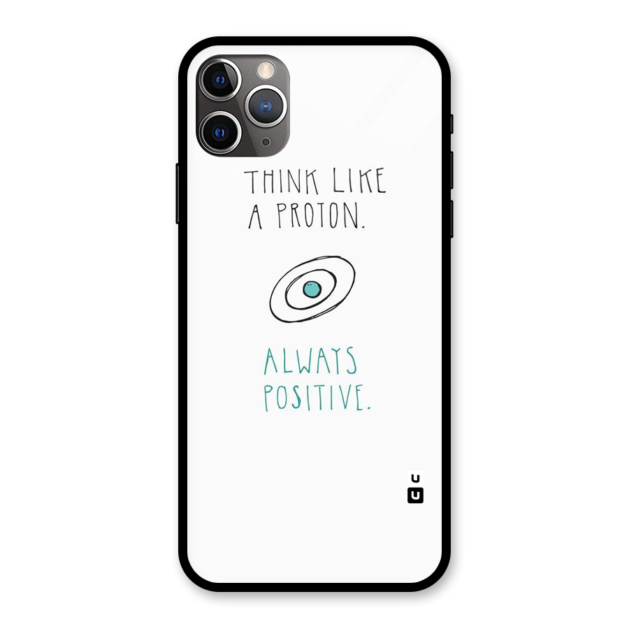 Proton Positive Glass Back Case for iPhone 11 Pro Max