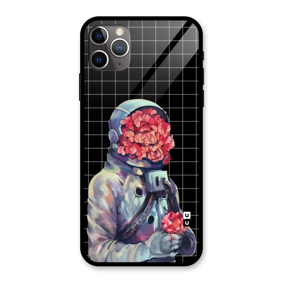 Robot Rose Glass Back Case for iPhone 11 Pro Max