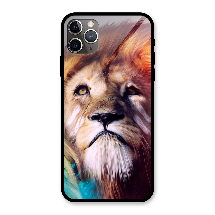 Royal Lion Glass Back Case for iPhone 11 Pro Max