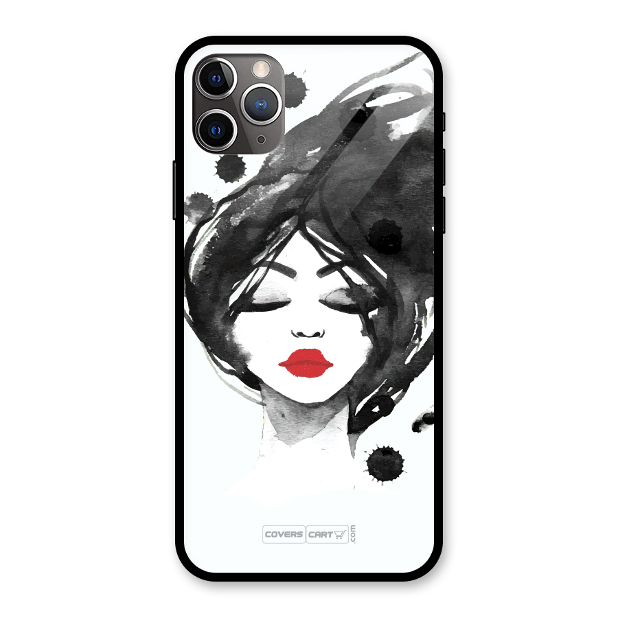 Sassy Girl Glass Back Case for iPhone 11 Pro Max