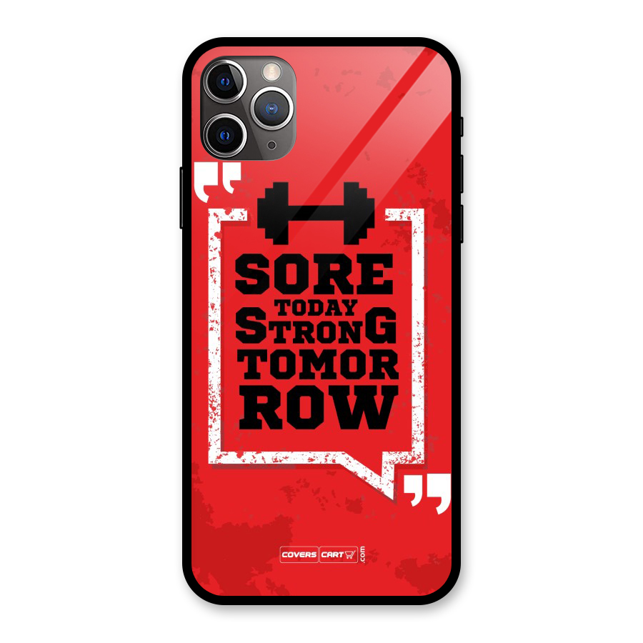 Stay Strong Glass Back Case for iPhone 11 Pro Max