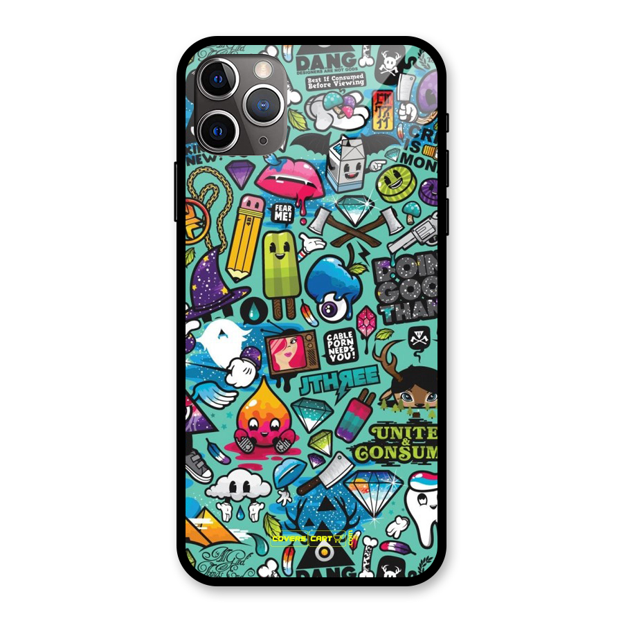 Sweet Candies Glass Back Case for iPhone 11 Pro Max