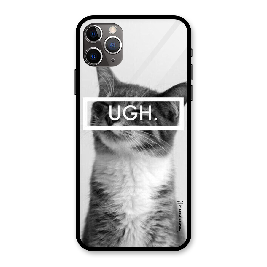 Ugh Kitty Glass Back Case for iPhone 11 Pro Max