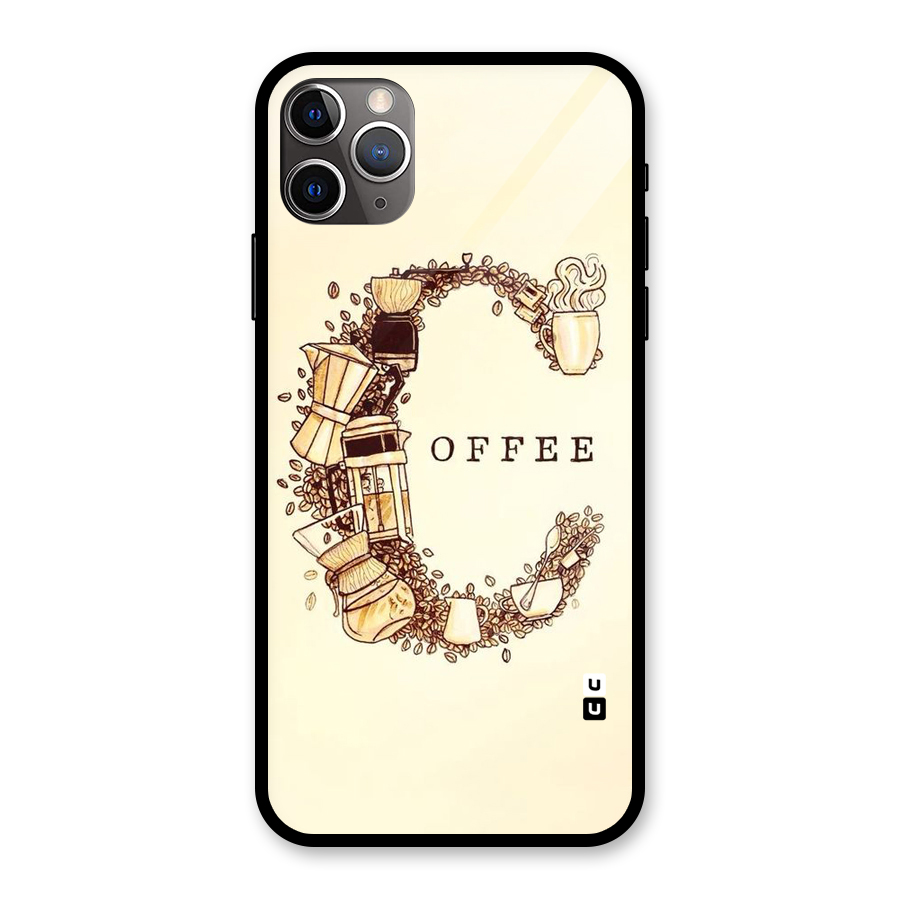 Vintage Coffee Glass Back Case for iPhone 11 Pro Max