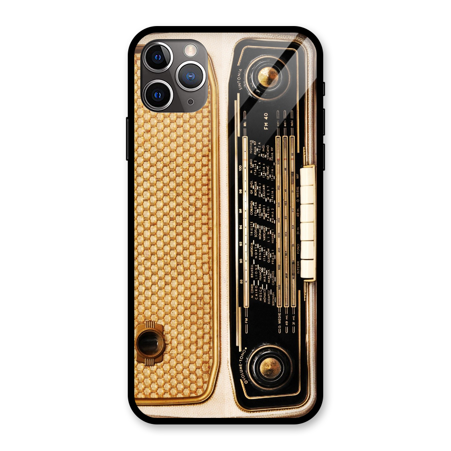 Vintage Radio Glass Back Case for iPhone 11 Pro Max