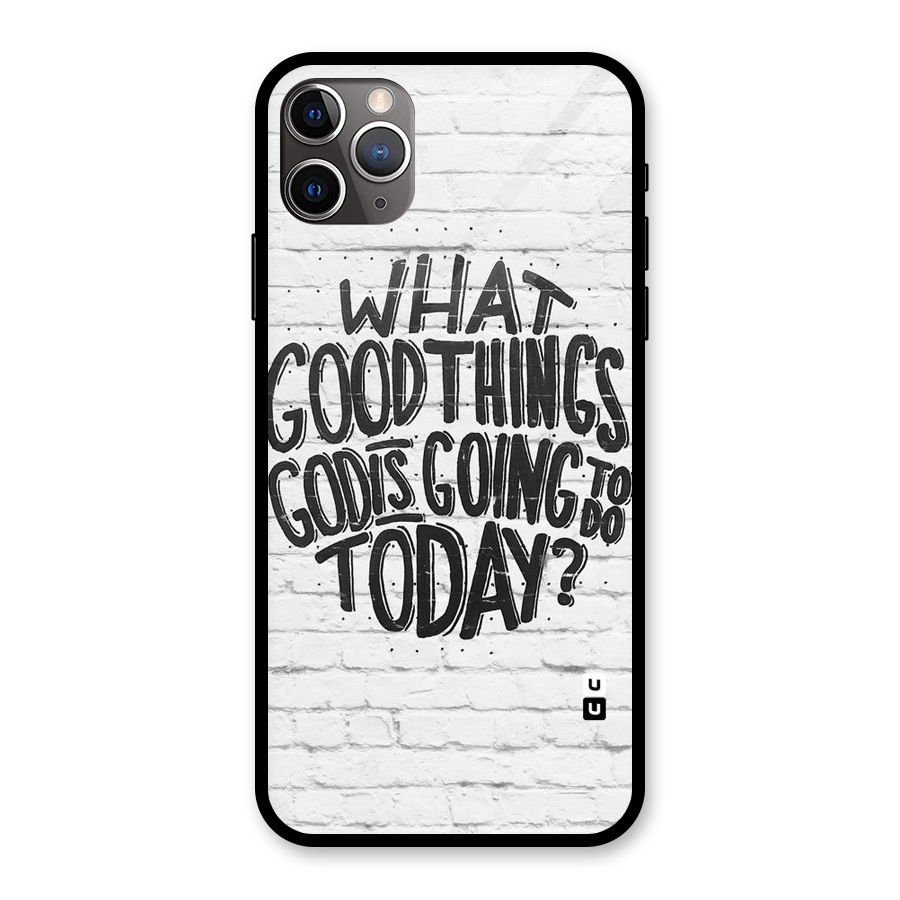Wall Good Glass Back Case for iPhone 11 Pro Max