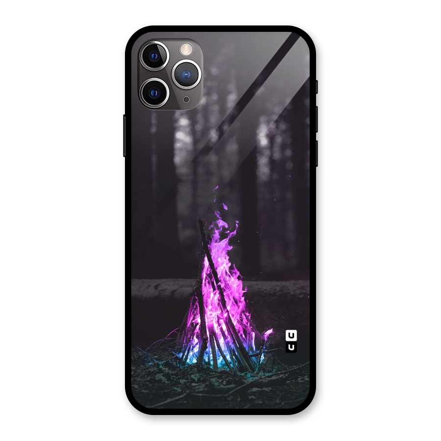 Wild Fire Glass Back Case for iPhone 11 Pro Max