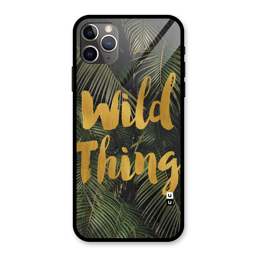 Wild Leaf Thing Glass Back Case for iPhone 11 Pro Max