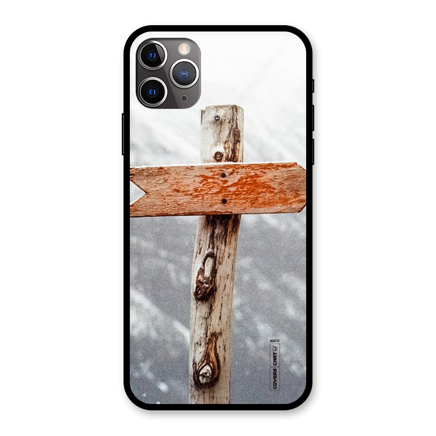 Wood And Snow Glass Back Case for iPhone 11 Pro Max