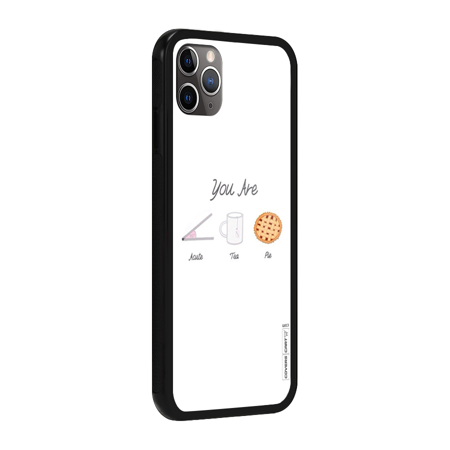 Acute Tea Pie Glass Back Case for iPhone 11 Pro Max